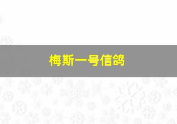 梅斯一号信鸽