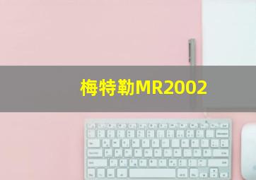 梅特勒MR2002