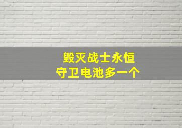 毁灭战士永恒守卫电池多一个