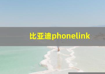 比亚迪phonelink