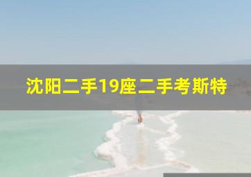 沈阳二手19座二手考斯特