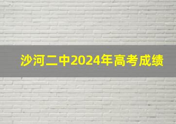 沙河二中2024年高考成绩