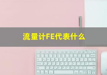 流量计FE代表什么