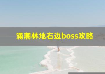 涌潮林地右边boss攻略