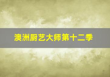 澳洲厨艺大师第十二季