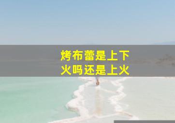 烤布蕾是上下火吗还是上火