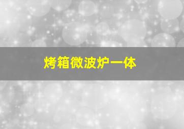 烤箱微波炉一体