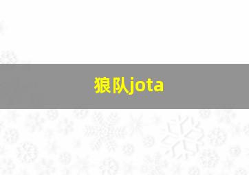 狼队jota