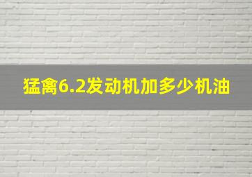 猛禽6.2发动机加多少机油