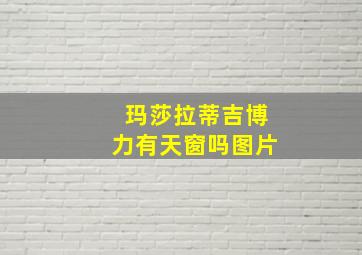 玛莎拉蒂吉博力有天窗吗图片