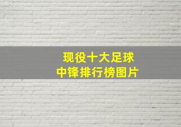 现役十大足球中锋排行榜图片