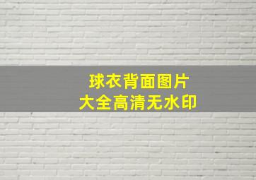 球衣背面图片大全高清无水印