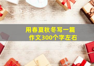 用春夏秋冬写一篇作文300个字左右