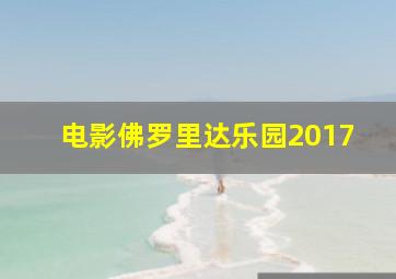 电影佛罗里达乐园2017