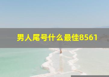 男人尾号什么最佳8561