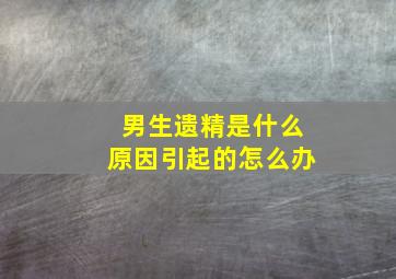 男生遗精是什么原因引起的怎么办