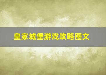 皇家城堡游戏攻略图文