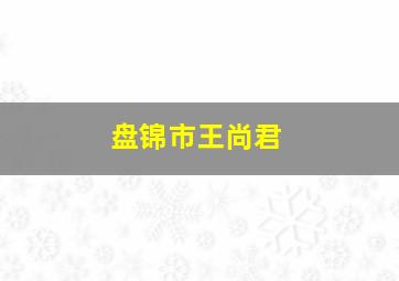 盘锦市王尚君