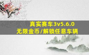 真实赛车3v5.6.0无限金币/解锁任意车辆