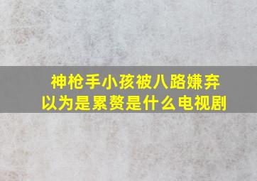 神枪手小孩被八路嫌弃以为是累赘是什么电视剧