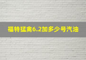 福特猛禽6.2加多少号汽油