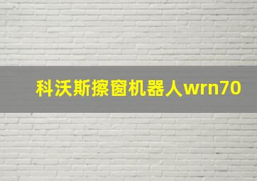 科沃斯擦窗机器人wrn70