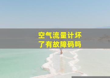 空气流量计坏了有故障码吗