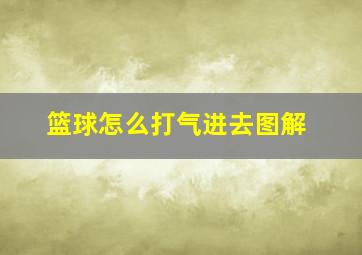 篮球怎么打气进去图解