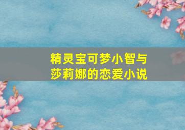 精灵宝可梦小智与莎莉娜的恋爱小说