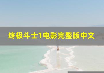 终极斗士1电影完整版中文