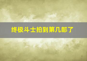 终极斗士拍到第几部了