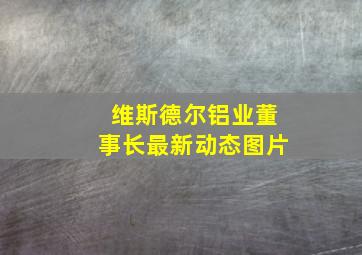 维斯德尔铝业董事长最新动态图片