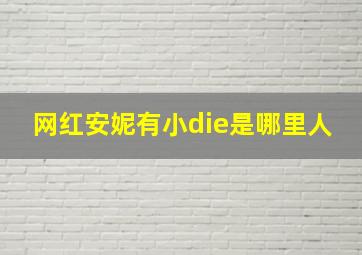 网红安妮有小die是哪里人