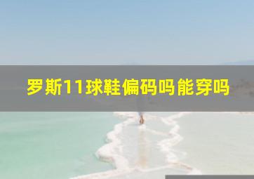 罗斯11球鞋偏码吗能穿吗