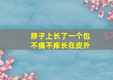 脖子上长了一个包不痛不痒长在皮外