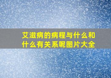 艾滋病的病程与什么和什么有关系呢图片大全