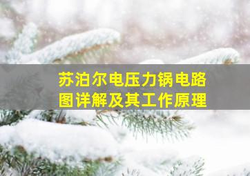 苏泊尔电压力锅电路图详解及其工作原理