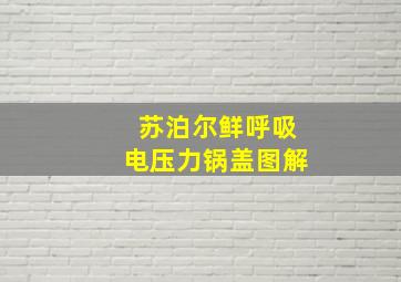 苏泊尔鲜呼吸电压力锅盖图解