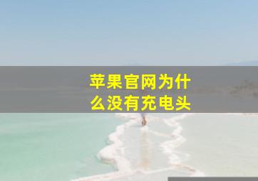 苹果官网为什么没有充电头