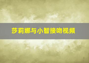 莎莉娜与小智接吻视频