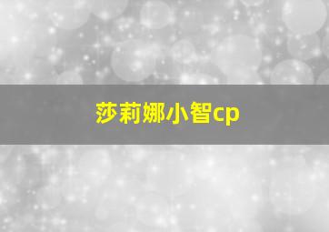 莎莉娜小智cp