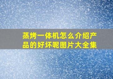 蒸烤一体机怎么介绍产品的好坏呢图片大全集