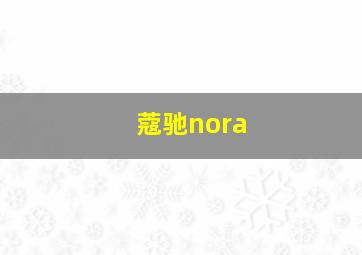 蔻驰nora