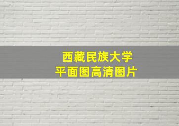 西藏民族大学平面图高清图片