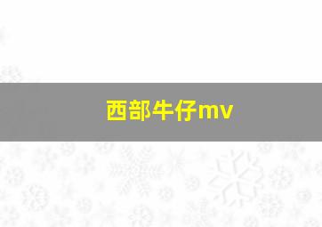 西部牛仔mv