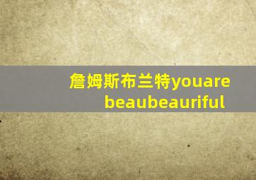 詹姆斯布兰特youarebeaubeauriful