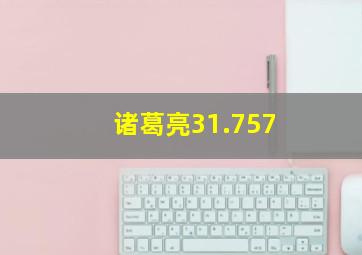 诸葛亮31.757