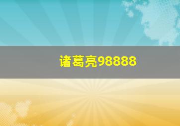 诸葛亮98888