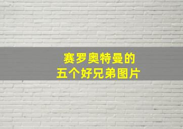 赛罗奥特曼的五个好兄弟图片