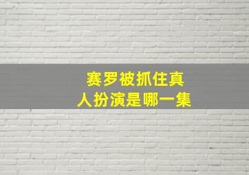 赛罗被抓住真人扮演是哪一集